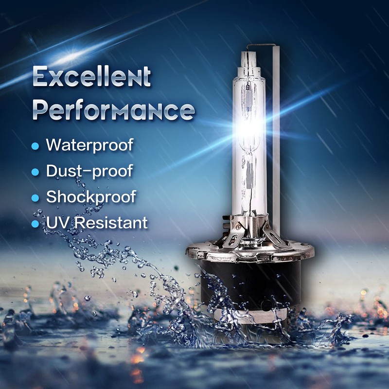 wideep D4S Xenon HID Headlight Bulbs, 35W 42V 6000K White