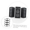 Mipcase 4Pcs Vibration Feet Pads Aluminium Alloy Speaker Base Pad