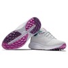 FootJoy Women's FJ Flex XP Golf Shoe, Grey/Purple, 8.5