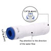 Hunken 6 Pcs 1/4" (6.4 MM) Push-to-Connect One-Way Check Valve,