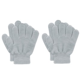 YukiniYa Kids Winter Gloves 1-5Pairs Magic Knit Warm Stretch Full Fingers Gloves for Boys Girls Toddler Children 1-15 Years