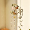 Hanging Crystal Suncatchers with Butterflies, Hanging Garden Suncatchers
