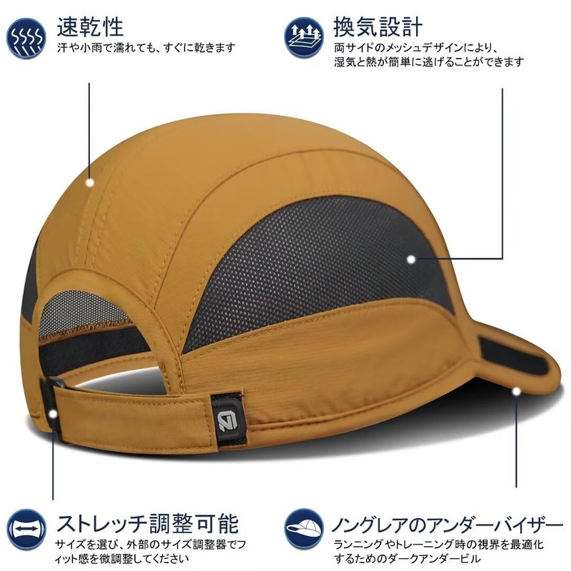 GADIEMKENSD Sports Hat, Quick Drying, Running Hat, Breathable, Baseball Cap,