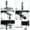 Rigych Microphone Isolation Shield with Mic Stand, Sound Proof Mic