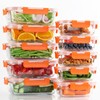 UMEIED 10 Pack Glass Food Storage Containers with Lids Leakproof,