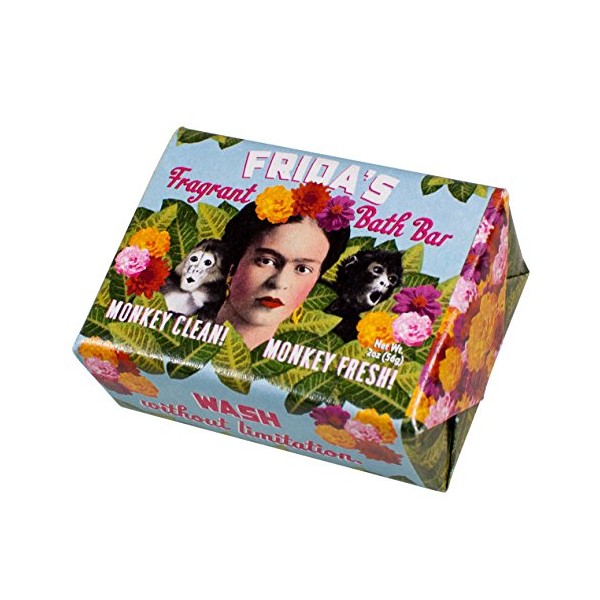 Frida's Fragrant Bath Bar Soap - 1 Mini Bar of Soap - Made in The USA