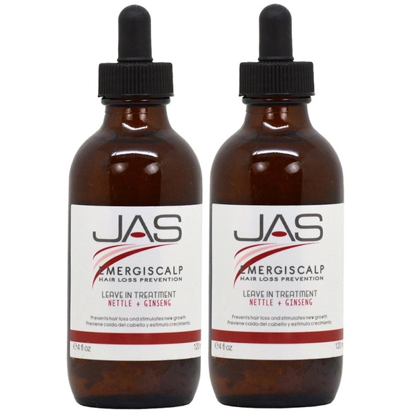 JAS Emergiscalp Hair Loss Prevention Dropper 4-ounce (Pack of 2)