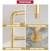 FONECHIN Industrial Pipe Clothing Rack, Double Rod Clothes Rack for