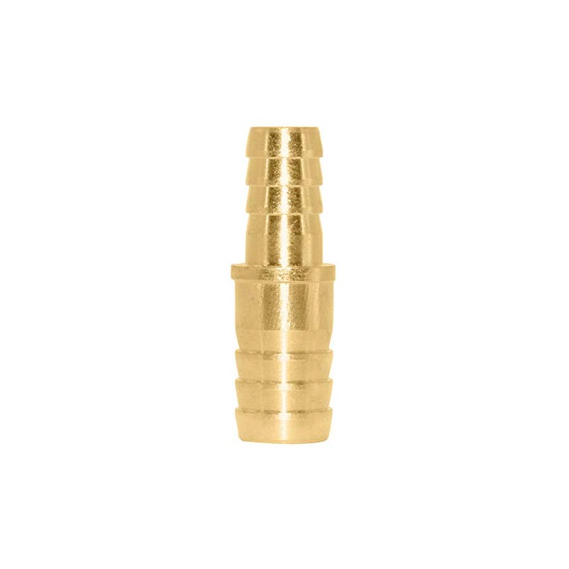 Beduan Brass Hose Barb Reducer, 3/4" to 1/2" Barb Hose