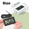 Aquarium Thermometer Digital Thermometer Sensor LCD Fridge Thermometer Waterproof for