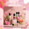 SALKING Floral Essential Oils Set, Premium Pure and Natural Essential Oils,