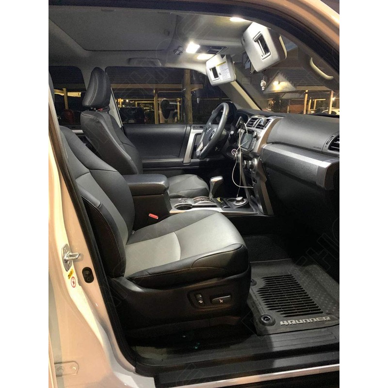 BRISHINE White LED Interior Light Kit for Toyota FJ Cruiser