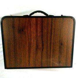 JUXVIXO Portable Folding Picnic Table (D)(Wood and Aluminum),Beach Tables for Sand Foldable