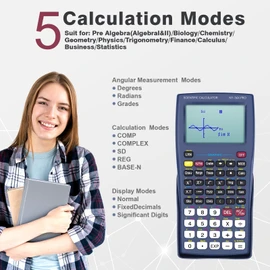 ROATEE 36X Pro Graphing Scientific Calculator with 360+ Functions and High-Resolution Display,Advanced Calculator for Studentsand Engineers