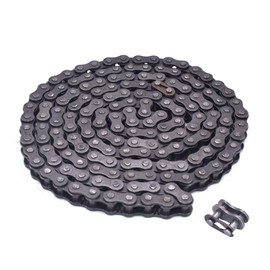 #35 Roller Chain with 1 Master Link Fits for Coleman Mini Bike CT100U CC100X Baja DB30 Motovox MBX10 MBX11 and Industrial Machinery (96 Links)