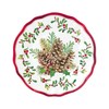 UPware 16-Piece Melamine Dinnerware Set, Includes Dinner Plates, Salad Plates,