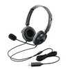 エレコム ヘッドセット USB マイク 両耳 オーバーヘッド 1.8m 折り畳み式 40mmドライバ ブラック