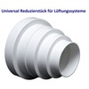 Universal reducer for ventilation systems 80/150 mm diameter, reducer connector