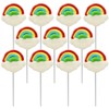 Rainbow Shape Lollipop Suckers Candy, Great for Goody Bag Fillers,