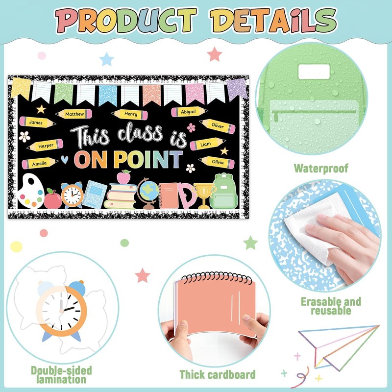 Composition Notebook Bulletin Board Set Welcome Back to School Paper