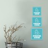 Square Plus Hydration Station Wall or Door Sign | Business
