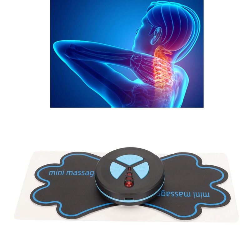 Electric Pulse Neck Massager Relieve Fatigue 15 Mins Timing Neck