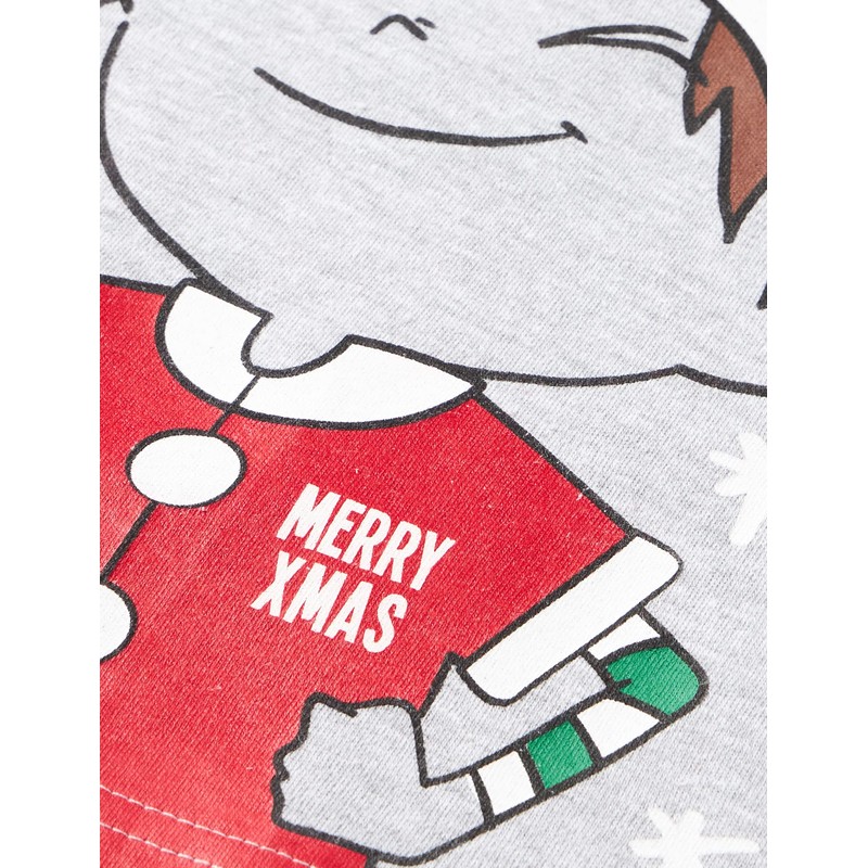 Chicco, Gift Box: Boys Long Christmas Pyjamas, Grey and red