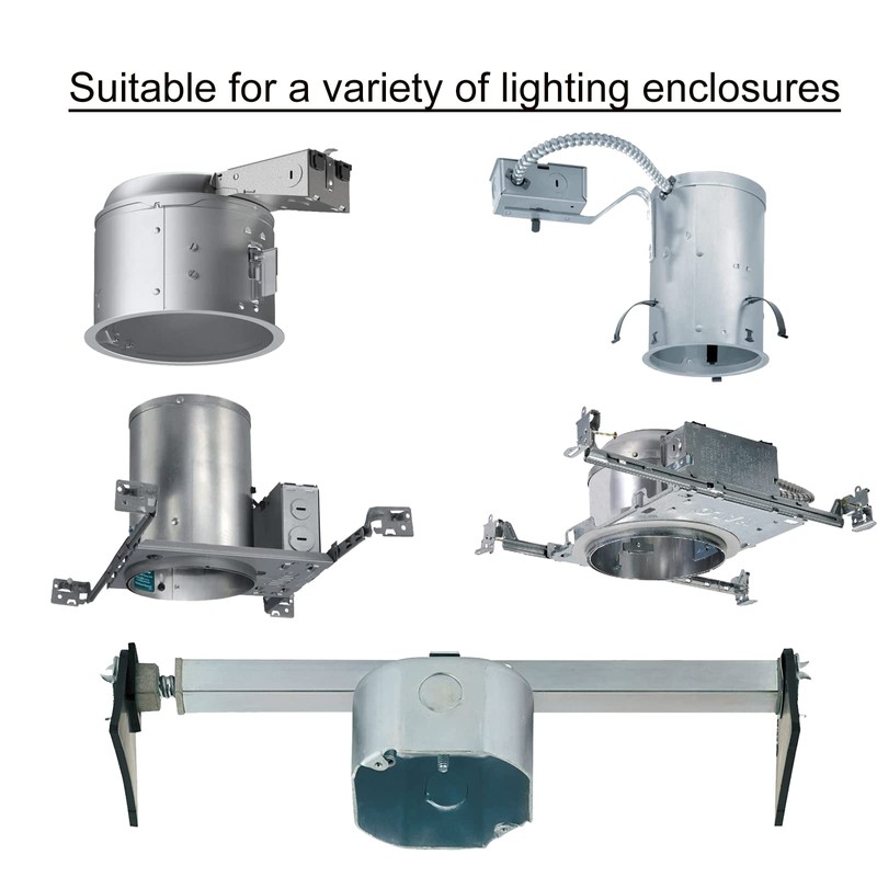 ROOWINTOO Recessed Light Clips for retrofitting recessed Light canisters, Downlight