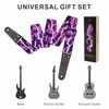 Nefelibata Guitar Strap, Nylon Print Lightning Guitar Straps with Head