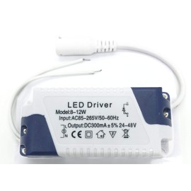Led Driver (8-12)X1W Constant Current 300mA Transformer High Power Supply Converter Output DC 24-48V External Led Ceiling Lamp Rectifier Light (1 Pack)