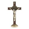 POFET Crucifix Jesus Christ Cross Statue Figurine For Car Home