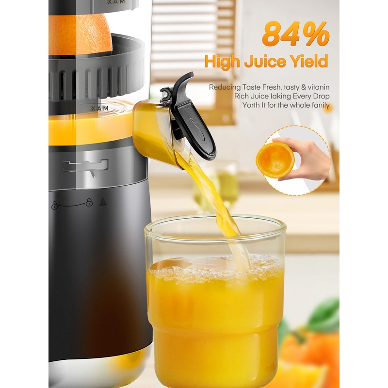 FOHERE Electric Citrus Juicer for Orange and Lemon