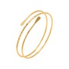 Oykrueats Oberarmreif Gold,Minimalistische Armreifen,Oberarm ArmbänderVerstellbar,Spule Oberes Armband,Offenes Armband,Armreif Stapelbarer Schmuck,für