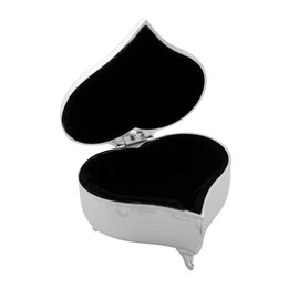 Arras De Boda Gift Set | Comes with Coins | 9 Styles | Wedding Metal Boxes Spanish Matrimony Ceremony (Heart Shaped with Two Hearts)