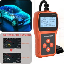 OBD2 Scanner Code Reader for Car Check Engine, Automotive CAN Diagnostic Tool
