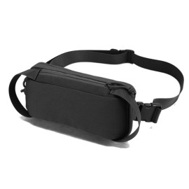 Unbranded Tactical Military Sling Bag Chest Pack Molle Daypack  Casual Shoulder Crossbody - Black