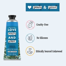 Love Beauty And Planet Marula Oil and Cedar Wood Hand Lotion (Limited Edition) - 1 fl oz (Pack of 3)