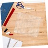 Gadpiparty Transparent Acrylic Sewing Ruler Durable Cutting Tool for DIY