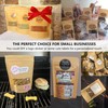 50pcs Kraft Bags with Window Resealable Stand Up Ziplock Pouches