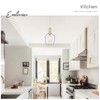 Emliviar 11 Inch Farmhouse Pendant Light Fixture, 1-Light Hanging Kitchen