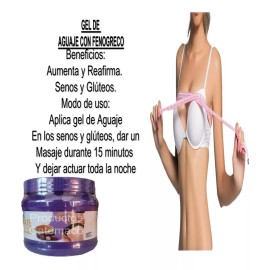 Natural Life Gel Aguaje Reforzado C/ Fenogreco Vitamina E Aumento Busto