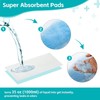 60 Pack Commode Liners with 60 Super Absorbent Pads, Disposable