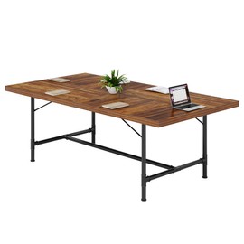 LITTLE TREE 6FT Conference Table, Rectangle 70.8" W x 35.4" D Meeting Table, Seminar Table for Office Conference Room
