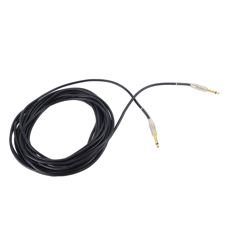6.35mm Instrument Cable Noise Reduction Audio Device Connection Cable for