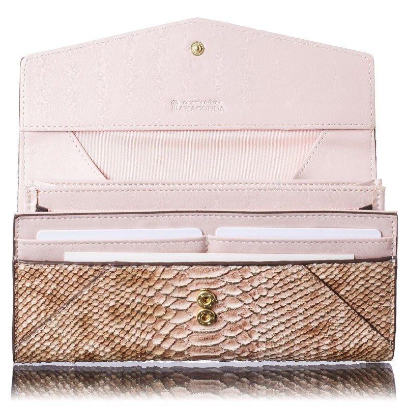 [VOICE] Align Italy Atema Company Cowhide Anaconda Diamantina Women's Flap