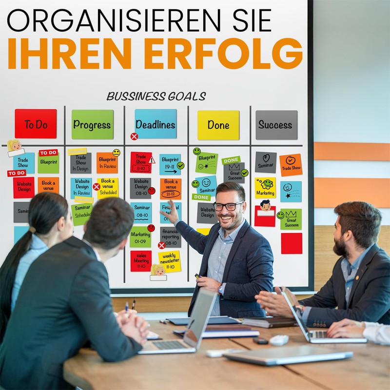 ATWAM 60 Magnetic Strips Writeable Mega Set - Various Sizes