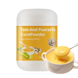 Multi-Grain Cornmeal Porridge,with Corn & Pueraria,Delicious Energy-Boosting Meal,Nutritious Hot Breakfast,Perfect for Porridge Lattes or Dessert