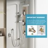 Hurran Shower System with 10 Inch Rain Shower Head and