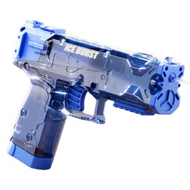 Translucency Water Gun with 22 Ft Super Long Range, Water Blaster Pistol Toy for Adults & Kids Summer Swimming Pool Beach Outdoor Activity. (Blue)