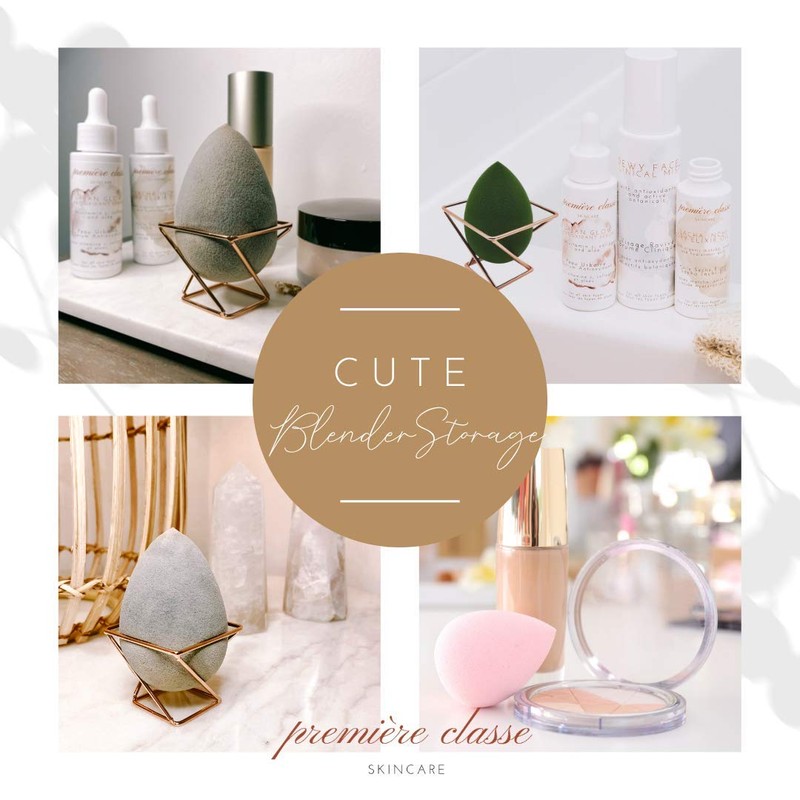Première Classe Skincare - Beauty Sponge Holder - Rose Gold